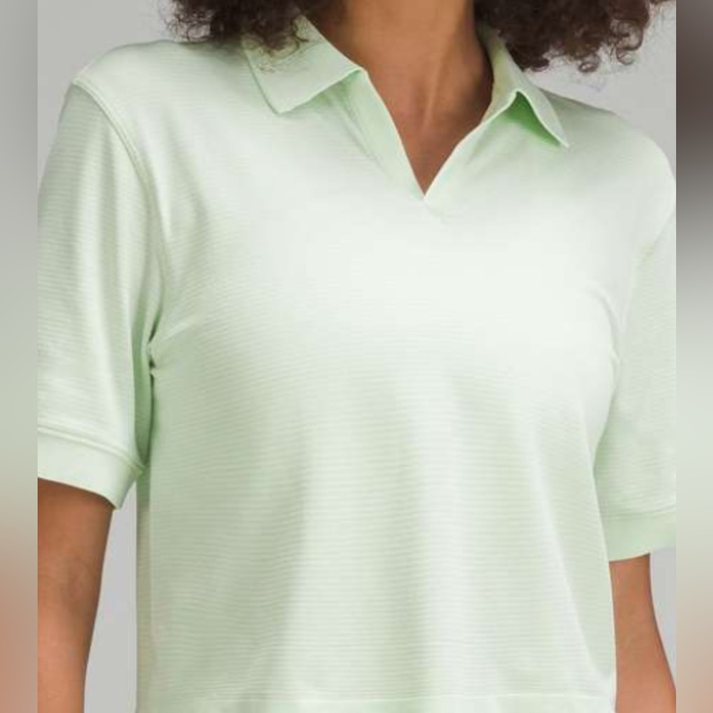 Mint Green Lululemon Swiftly Tech Relaxed-Fit Polo Shirt size - Picture 5 of 8